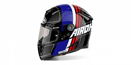 přilba GP 500 Scrape, AIROH - Itálie (černá/modrá/červená)